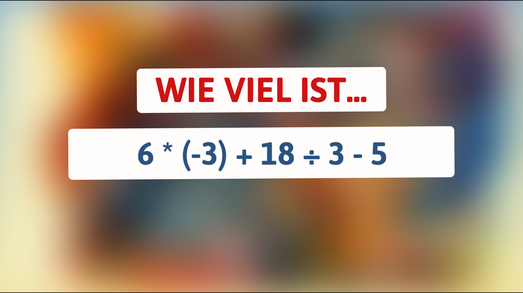 Ein geniales Rätsel für kluge Köpfe: Kannst du diese einfache mathematische Herausforderung knacken?"