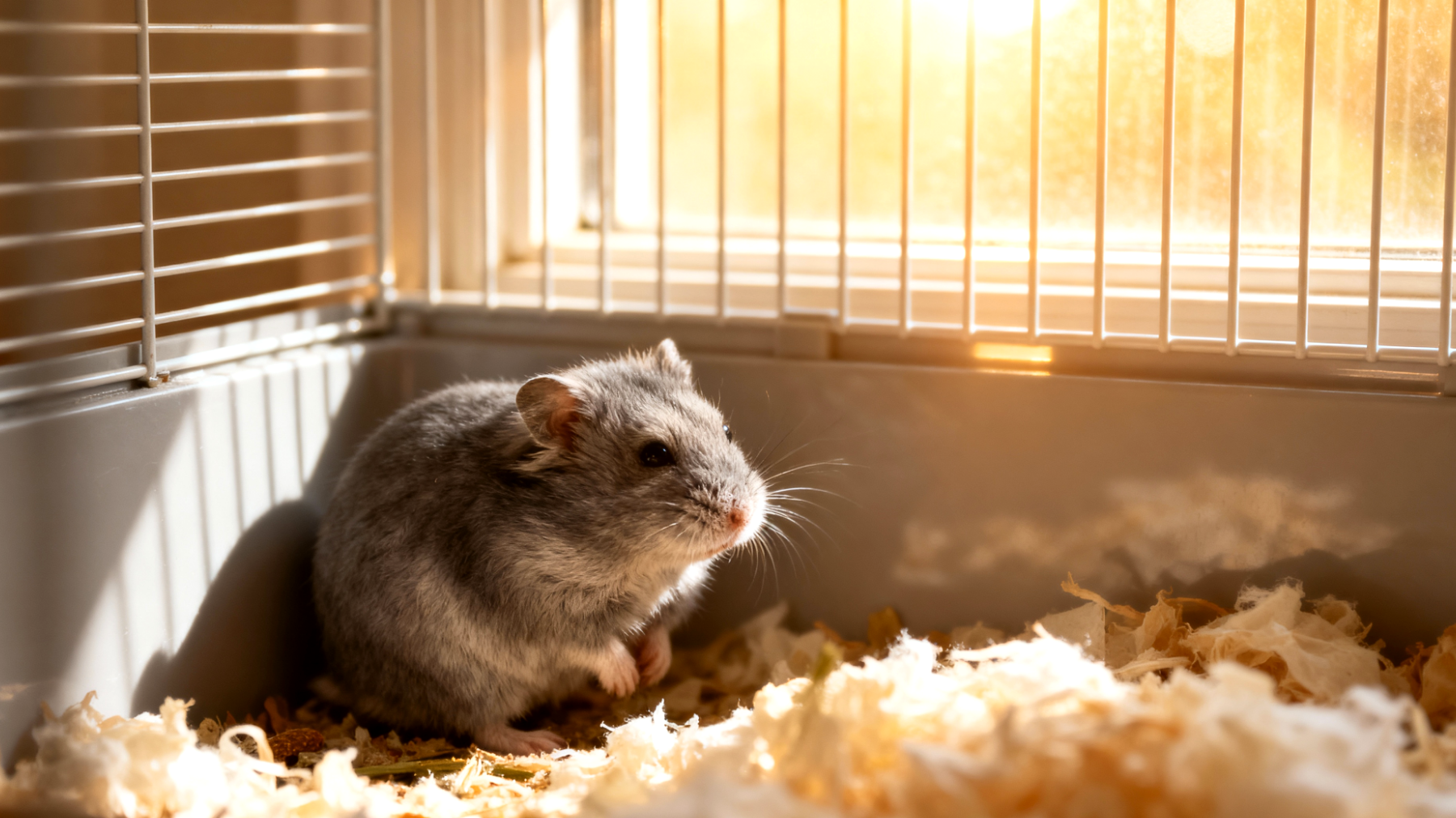 Ein alter Hamster zeigt Anzeichen von Arthritis und Bewegungsschwierigkeiten - natürliche Lösungen zur Schmerzlinderung und Verbesserung der Lebensqualität ohne starke Medikamente sind gesucht"