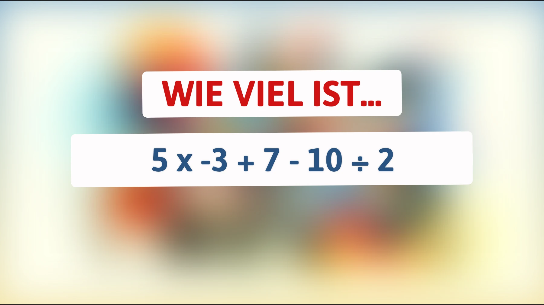 Nur 1% können dieses Mathe-Rätsel sofort lösen – bist du der geniale Kopf, der es knackt?"
